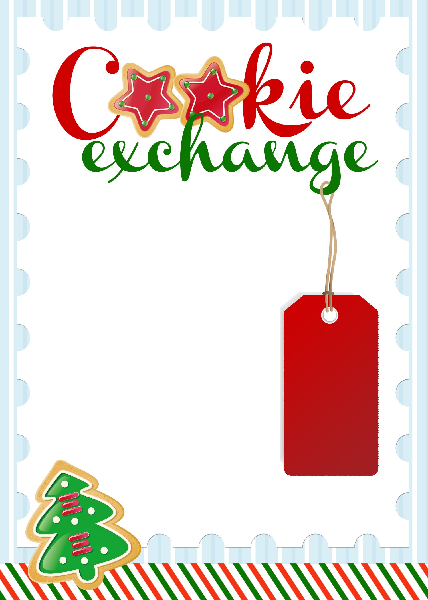 Cookie Exchange Printables Free