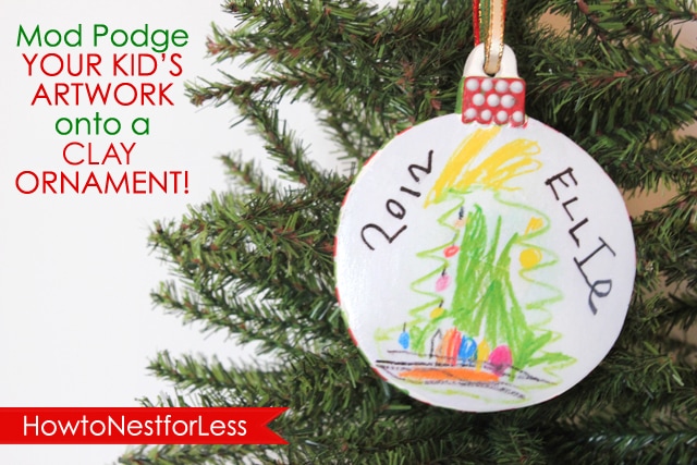 5 Ways to Mod Podge Christmas Ornaments