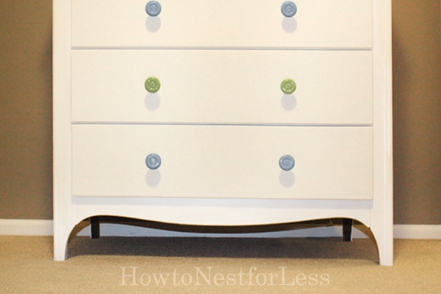 chest of drawers painted makeover