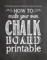 How to Make Your Own Chalkboard Printables - How To Nest For Less