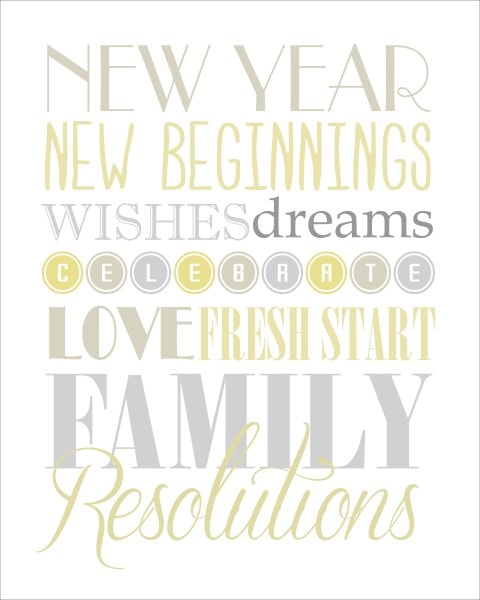 Happy New Year {and free printable} - How to Nest for Less™