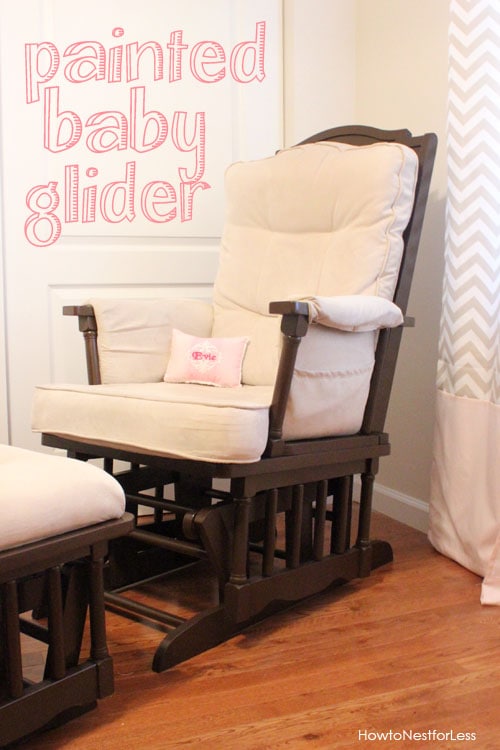 Painted Baby Glider How To Nest For Less