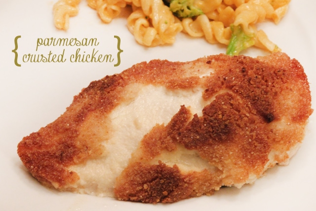 parmesan crusted chicken