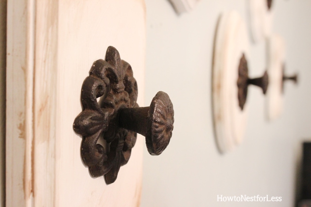 DIY knob jewelry holders