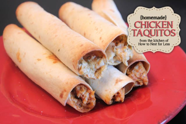 Cheesy Chicken Taquitos