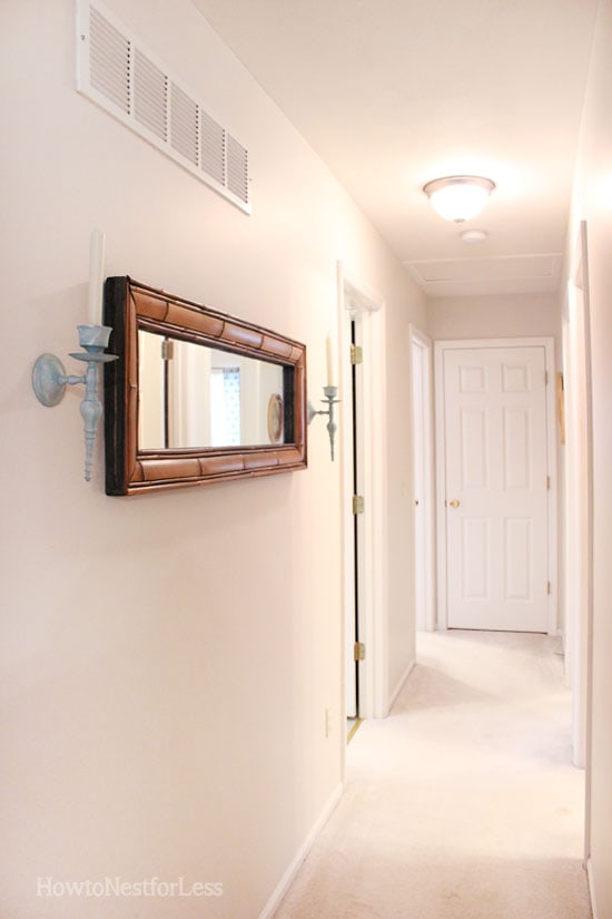 Painted Hallway Candle Sconces - How to Nest for Less™