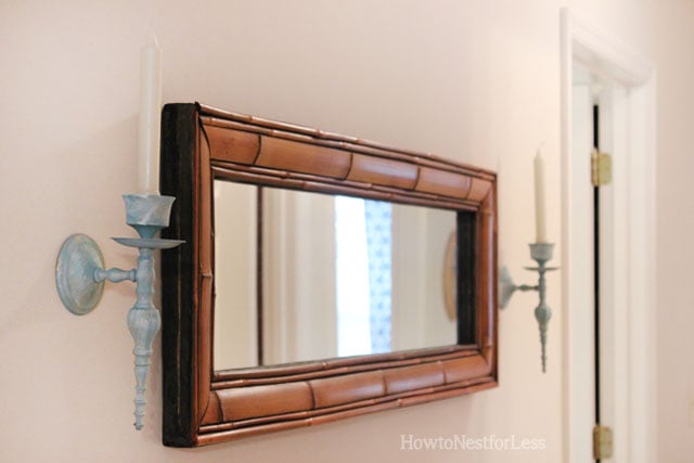 hallway sconce makeover