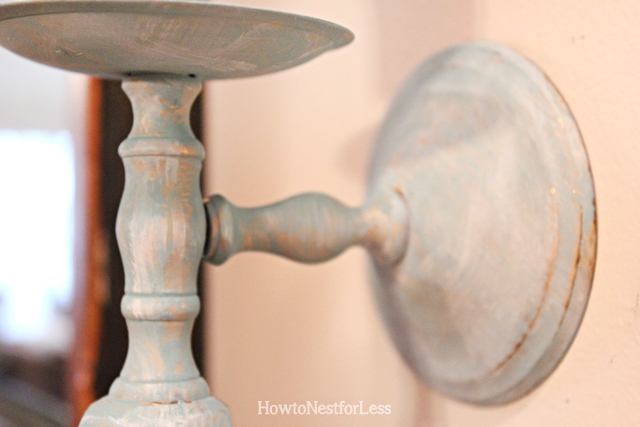 painted sconce candlesticks