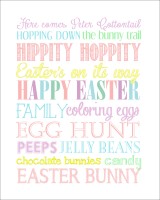 Easter Subway Art {free printable} - How to Nest for Less™