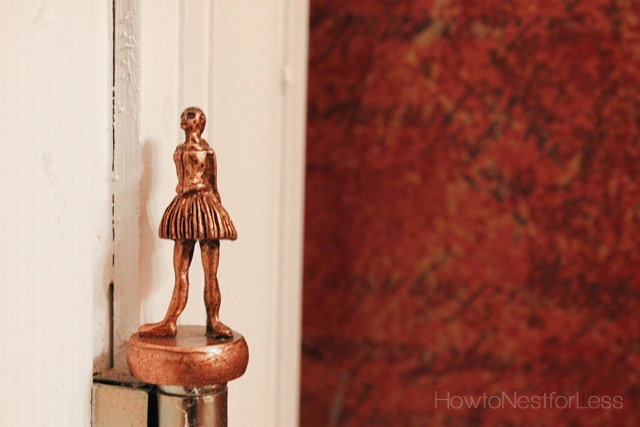 hingeheads antique bronze ballerina