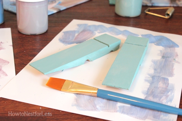 paint clothespin photo holders