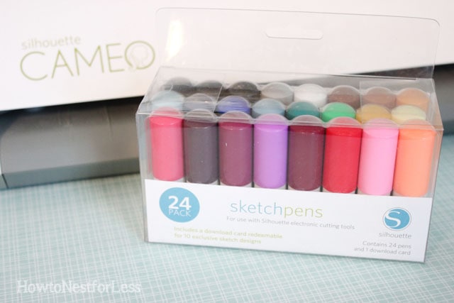 silhouette cameo sketch pens