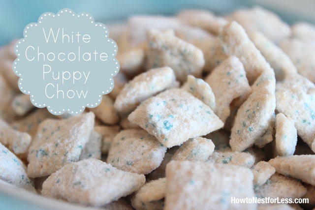 birthday cake puppy chow