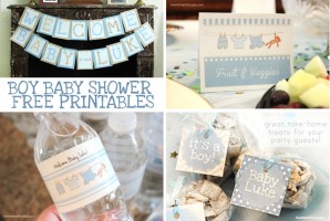 Boy Baby Shower Free Printables - How to Nest for Less™