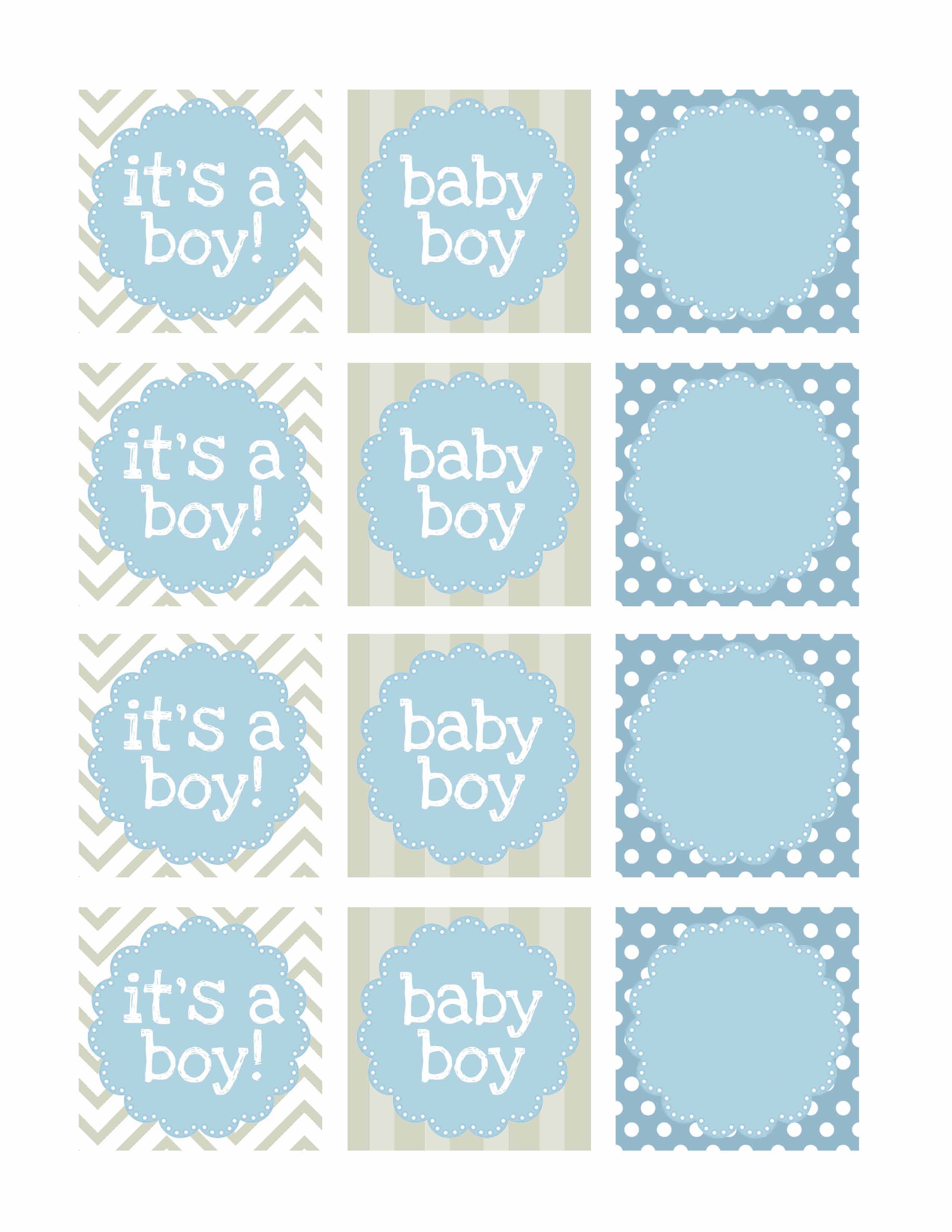 Boy Baby Shower Free Printables How To Nest For Less 