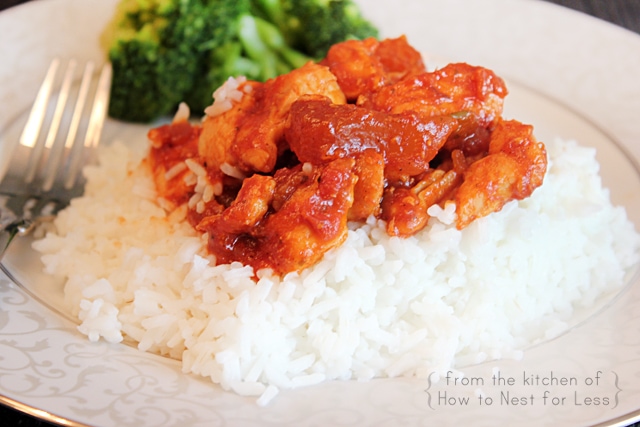 recipe for peachy chicken picante