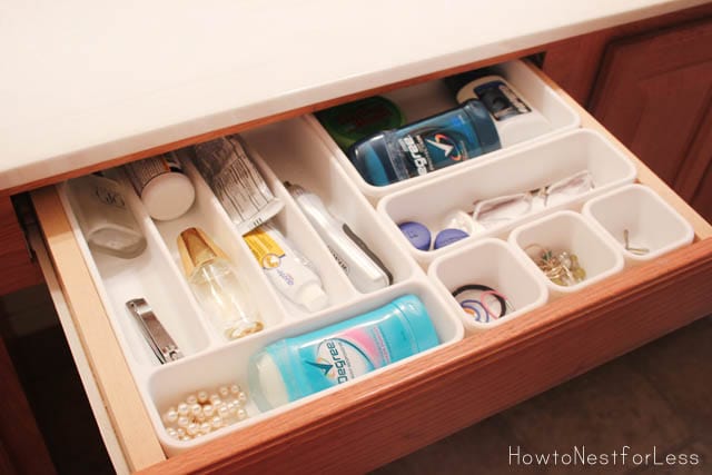 Bathroom Vanity Top Organization Ideas