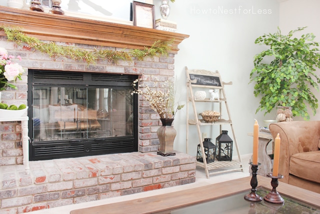 living room fireplace makeover