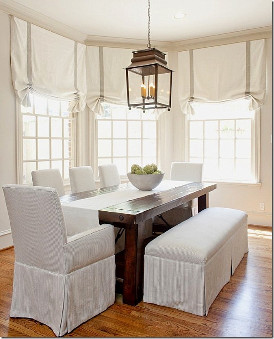 dining room with oil rubbed bronze lighting