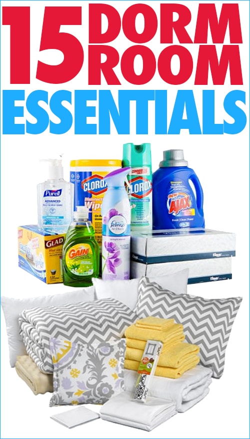 15+ Dorm Cleaning Supplies For College Students  Dorm cleaning, College  dorm room essentials, First apartment essentials