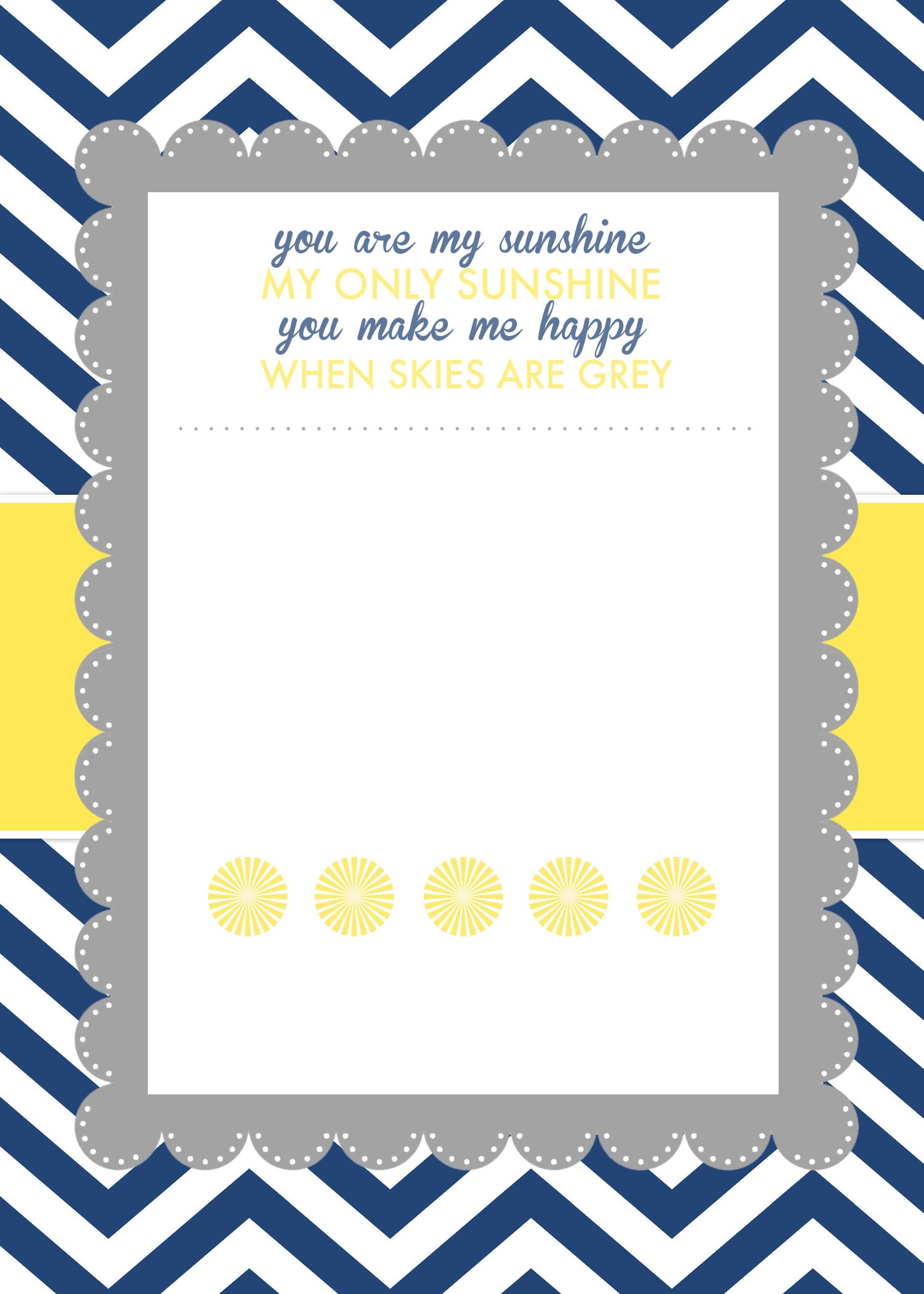 chevron baby shower invitation template