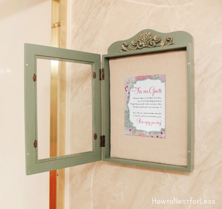 guest bathroom printable