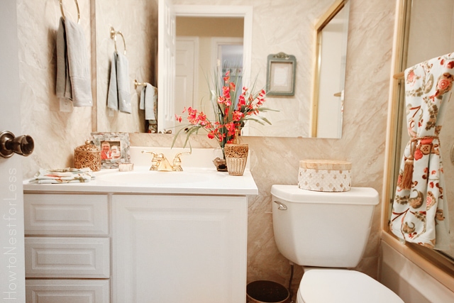 hall guest bathroom makeover