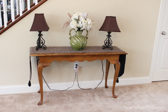 old console table