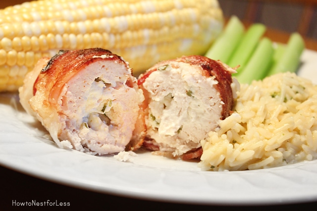 stuffed bacon wrapped chicken