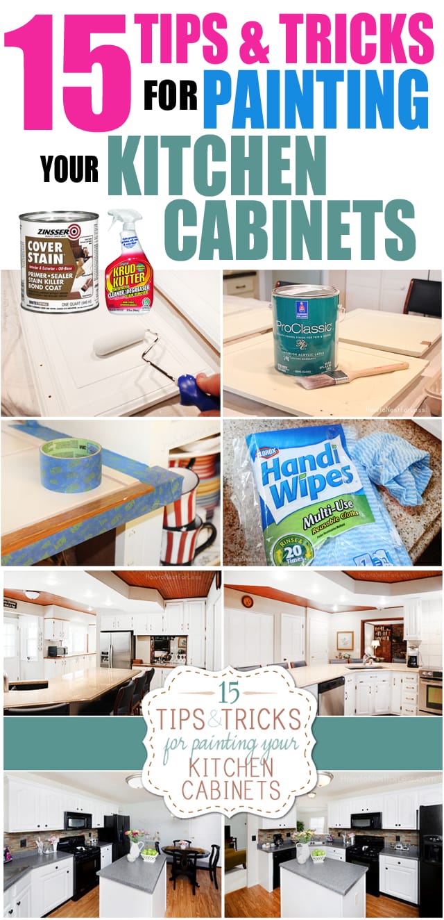 Tips and Tricks for Painting Kitchen Cabinets - How to ...