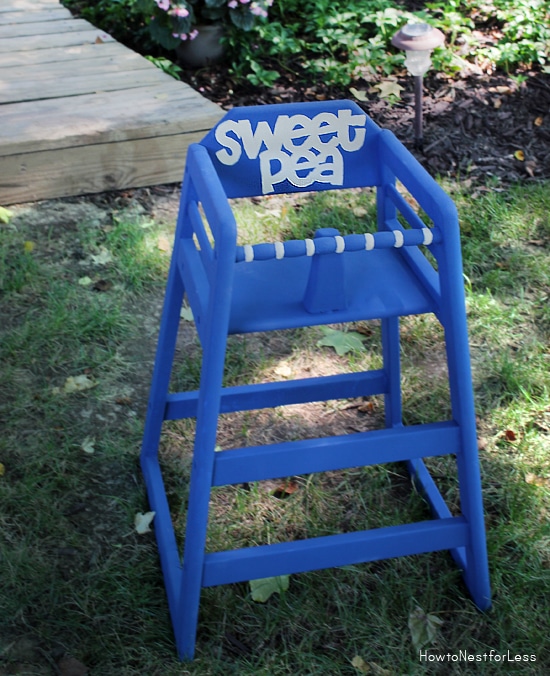 highchair makeover