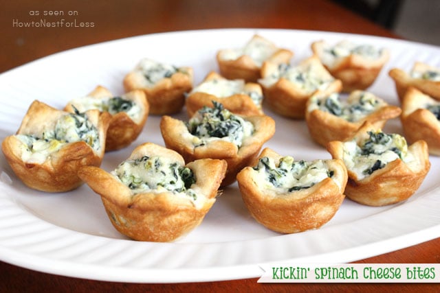 Kickin' Spinach Cheese Bites recipe