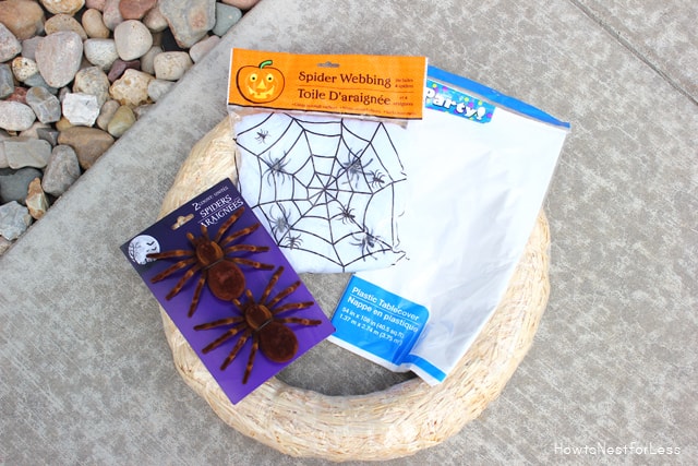 hallween spider wreath