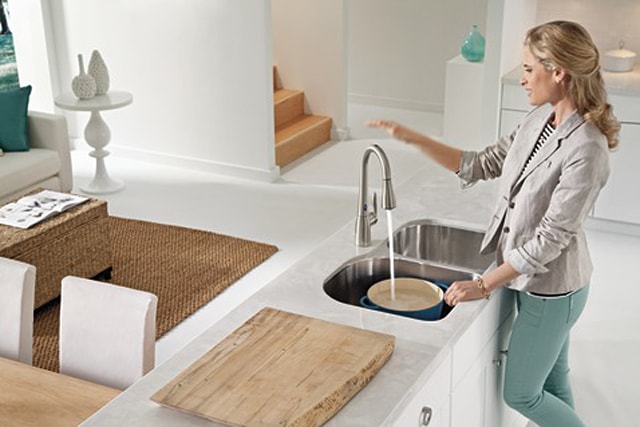 motion sense faucet from Moen