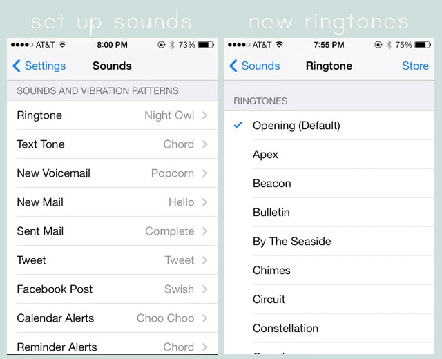 new iphone ios 7 screenshot sounds