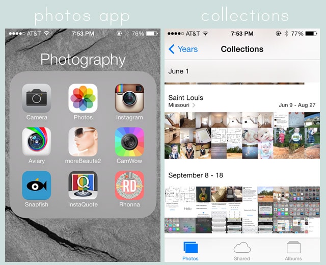 new iphone ios 7 screenshots photos