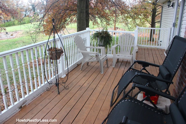 back deck fall maintenance