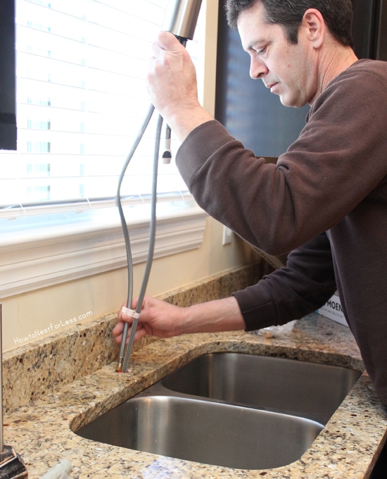 How To Install A Kitchen Faucet How To Nest For Less   How To Install A Kitchen Faucet DIY 