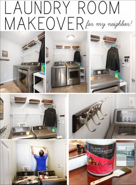 manly laundry room makeover