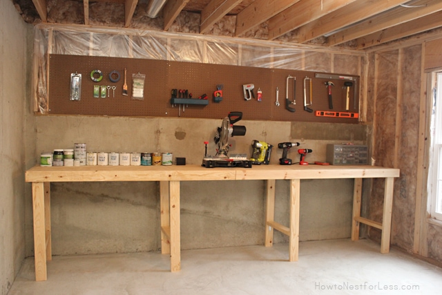 Weekend Project: Basement Workshop - How to Nest for Less™