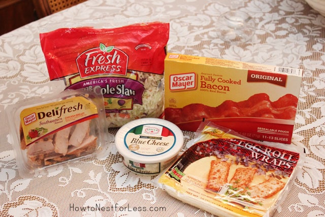 cheesy chicken bacon eggrolls ingredients