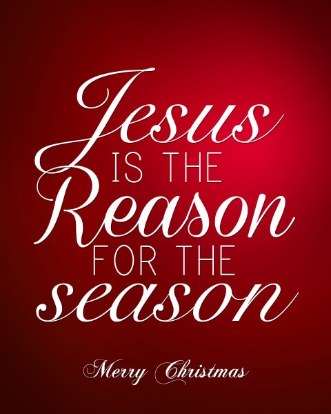 Jesus is the Reason for the Season FREE Christmas Printable - How to ...