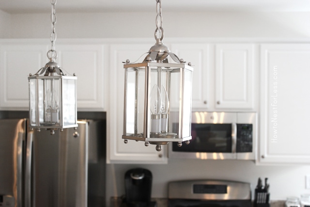 kitchen lantern lighting