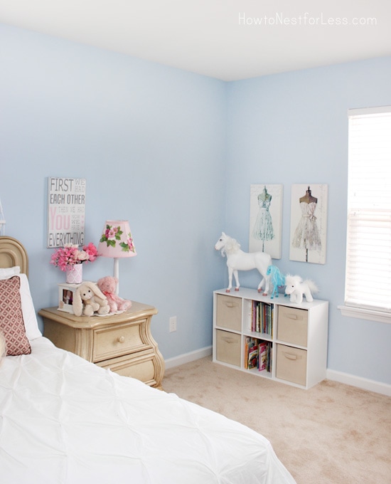 blue girl bedroom walls How to Nest for Less™