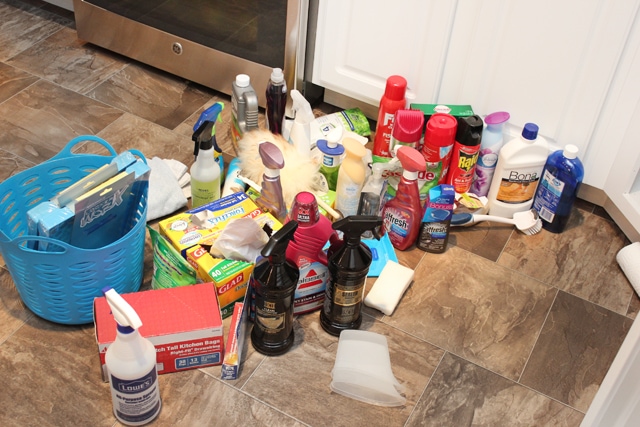 organizing under your kitchen sink