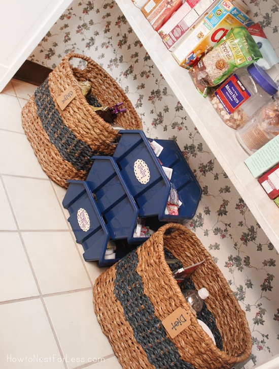 pantry organized makeover