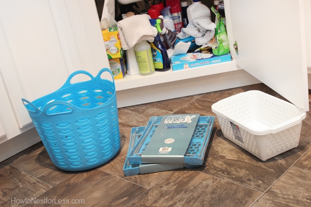 under kitchen cabinet storage organization