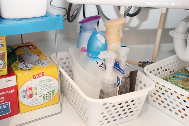 under the sink organization