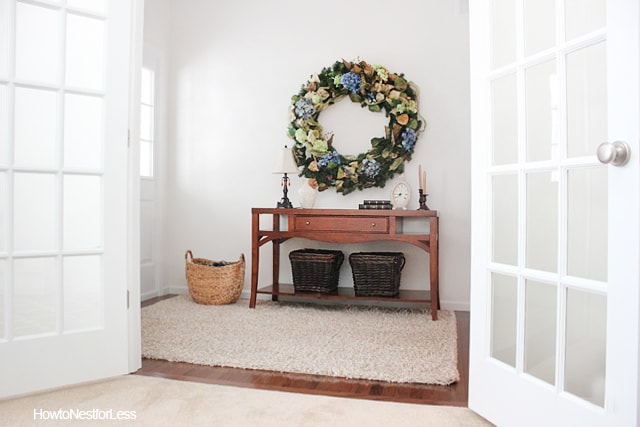 home entry foyer makeover