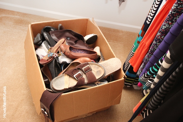 master closet shoe storage